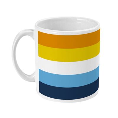 Tazza da caffè con bandiera Aroace Pride