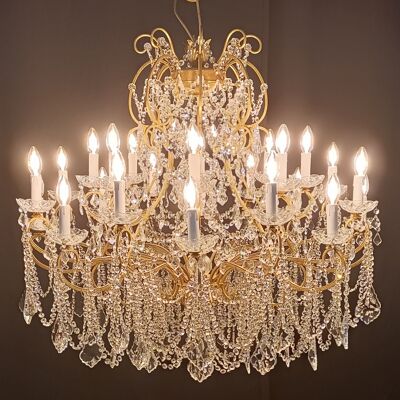 CRYSTAL CHANDELIER, CHANDELIER, MURANO CHANDELIER, ANTIQUE CHANDELIER