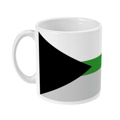 Demiromantische Pride Flag Kaffeetasse