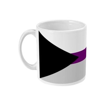 Tasse à café drapeau de la fierté demisexuelle 1