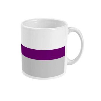 Tasse à café drapeau de la fierté demisexuelle 4