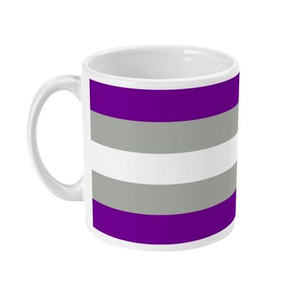 Taza De Café Bandera del Orgullo Greysexual