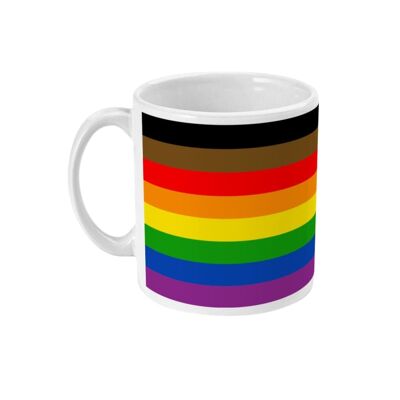 Taza De Café Bandera del Orgullo Gay de Filadelfia