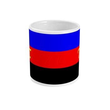 Tasse à café drapeau de la fierté polyamour 3