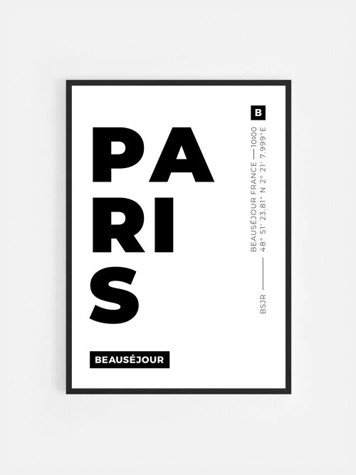 AFFICHE PARIS