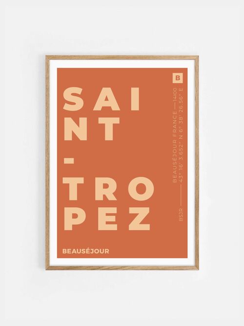 AFFICHE SAINT TROPEZ