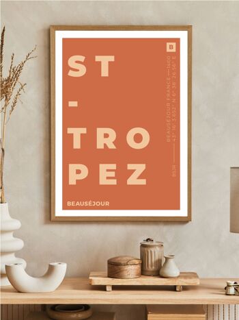 AFFICHE SAINT TROPEZ 2