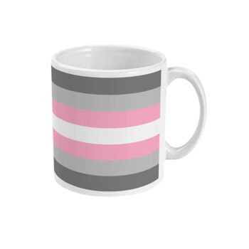 Tasse à café drapeau de fierté Demigirl 4