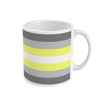 Tasse à café drapeau de la fierté demi-genre 4