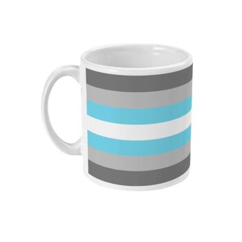 Tasse à café drapeau de la fierté Demiboy 1