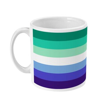 Grande tasse à café drapeau de la fierté gay Vincian 1