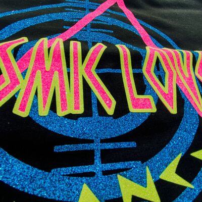 Cosmic Love Sweatshirt mit U-Boot-Ausschnitt