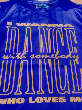 T-shirt en coton bio Dance pailleté 1