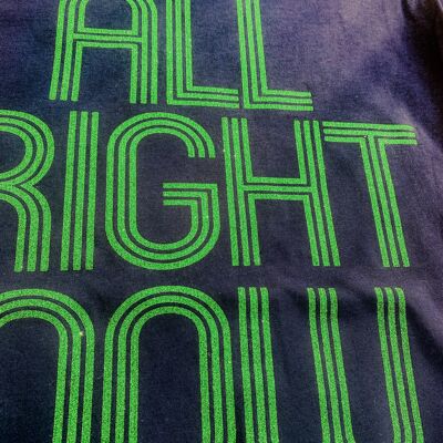 All right now camiseta con cuello en V y purpurina