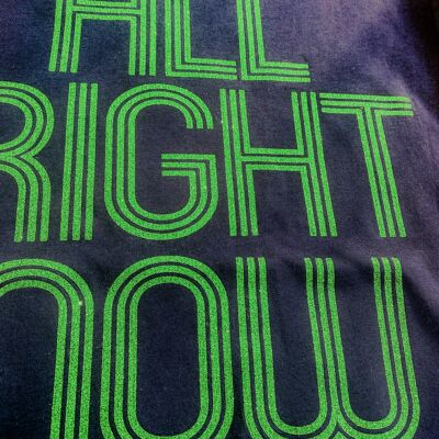 All right now glittery V-neck T-shirt