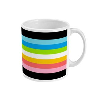 Tasse à café drapeau de la fierté queer 4