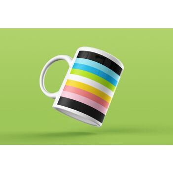 Tasse à café drapeau de la fierté queer 5