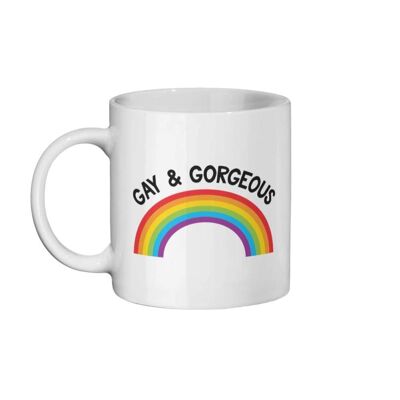 Taza de café gay y hermosa