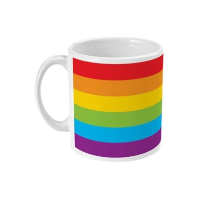 Kaffeetasse mit Gay-Pride-Regenbogenflagge
