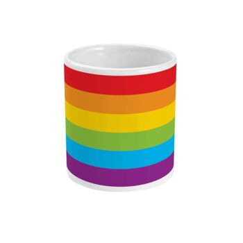 Tasse à café drapeau arc-en-ciel de la Gay Pride 3