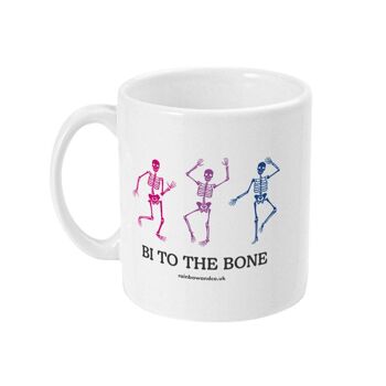 Tasse à café squelette Bi à l'os 1