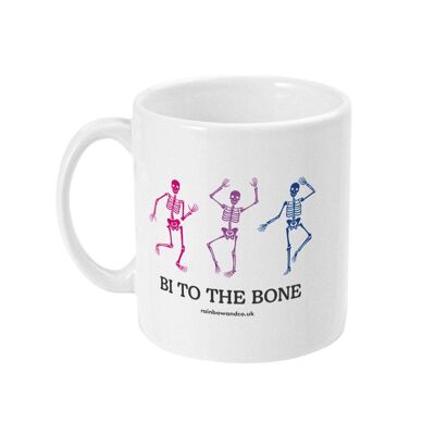 Skeleton Bi To The Bone Coffee Mug