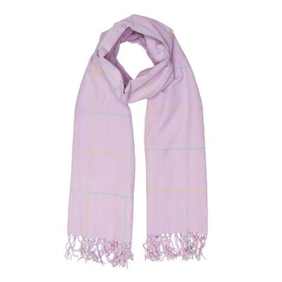 Fair Trade cotton stiched scarf