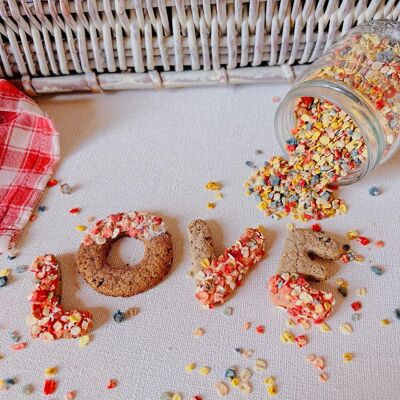 Amor - Set de galletas con letras