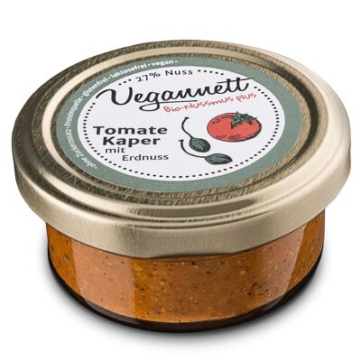 Bioaufstrich Tomate Kaper mit 27% Erdnussmus, 50g