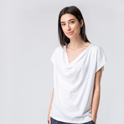 CAMICIA IN COTONE ORGANICO EGAO BIANCO