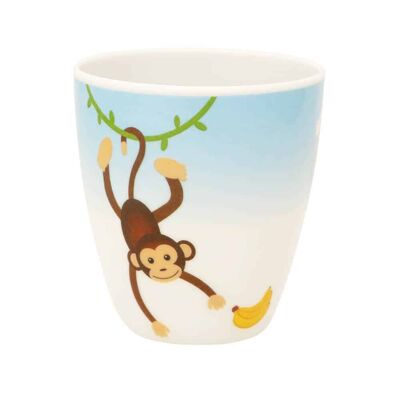 Children's cup with CHARLIE the monkey