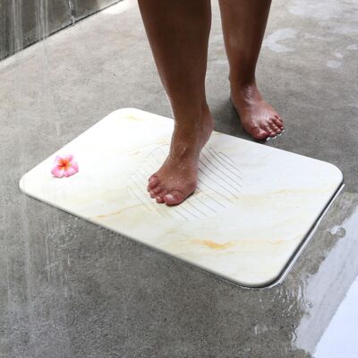 DIATOMITE TOPAZ BATH MAT