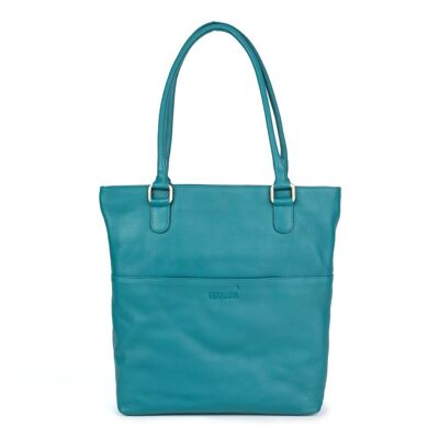 BORSA SHOPPER IN PELLE NATURALE