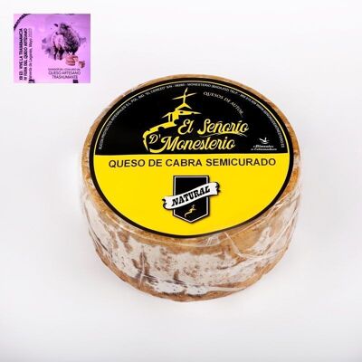 Natural semi-cured Goat Cheese (500gr) from Extremadura - 1st National Trashumantes Prize 2023
