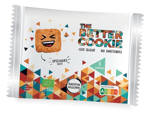 THE BETTER COOKIE | bio | biscuits speculoos | 60X 20g