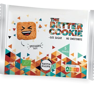 THE BETTER COOKIE | organic | speculoos biscuits | 60X 20g
