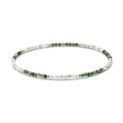 Bracelet CO88 avec perles & pierres de couleurs 2mm