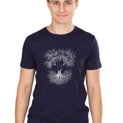 Ecovero Shirt Men Navy Blue Fusion