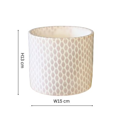 Ivyline Lazzaro Taupe Garland Macetero de cerámica para plantas de interior AL13 F15CM
