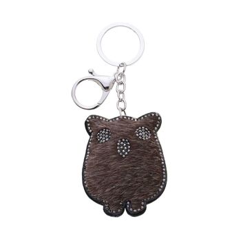 Pendentif ours en fausse fourrure 3