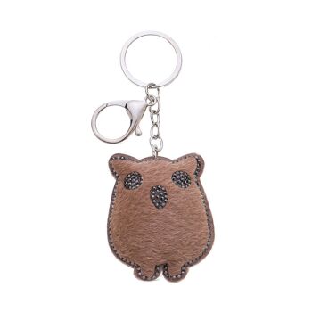 Pendentif ours en fausse fourrure 6