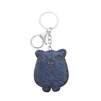 Pendentif ours en fausse fourrure 11