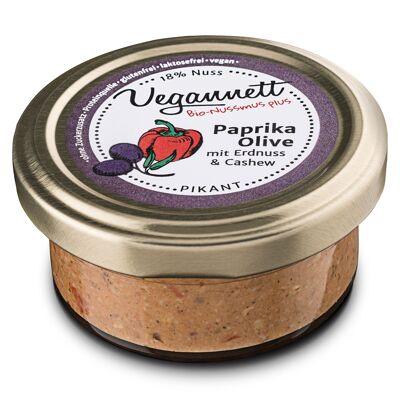 Organic pepper-olive spread with cashew and peanut butter, 50g