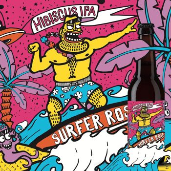 Bière Surfer Rosa - Hibiscus IPA 33CL 3
