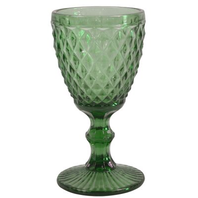 Diamond Vert - Stemmed glass 20 cl - MEDARD DE NOBLAT