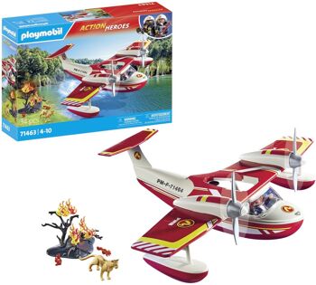 Playmobil 71463 - Hydravion Avec Pompier 3