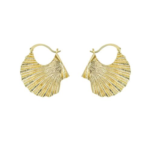 Maxi boucles d'oreilles Coquille Saint Jacques - Sainte Jakez