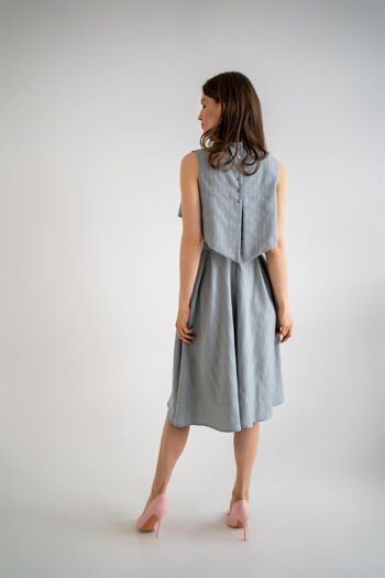 Robe Winona trois pièces bleue de rêve 3