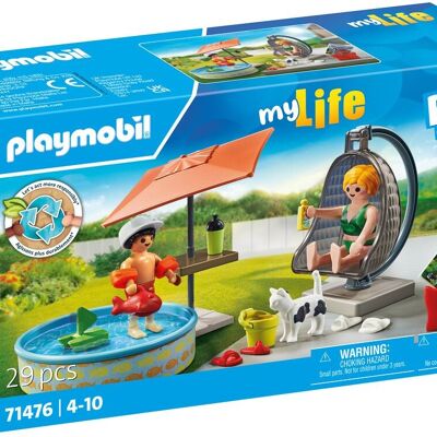 Playmobil 71476 - Mamá y Niño con Silla Colgante