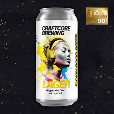 Lager - Craft beer with Citra hops - 0.44L can